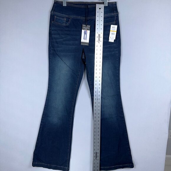 Sofia Vergara Melisa High Rise Flare Jeans Womens Size 12 Denim Stretch Blue - Picture 7 of 12